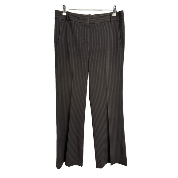 BCBG Maxazria Women's 8 Pinstriped Dress Pants Business Office Work Trousers - Picture 1 of 9
